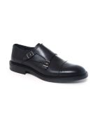Monks Elvin en cuir noir
