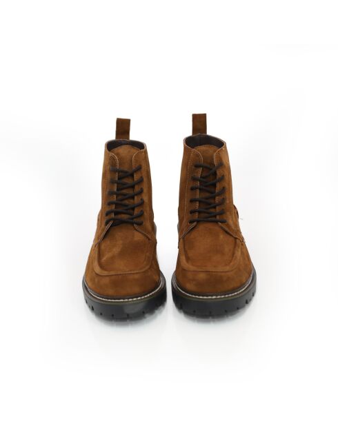 Stivali Lentor in pelle marrone