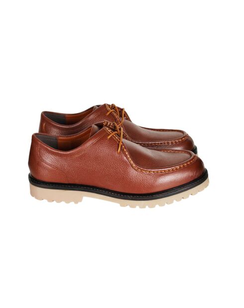 Derbies Timen en cuir marron