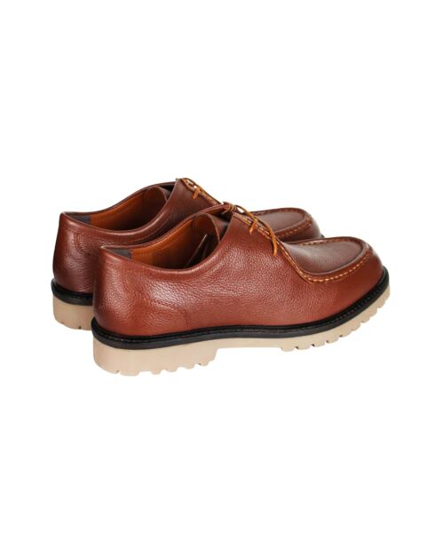 Derbies Timen en cuir marron