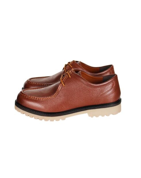 Derbies Timen en cuir marron