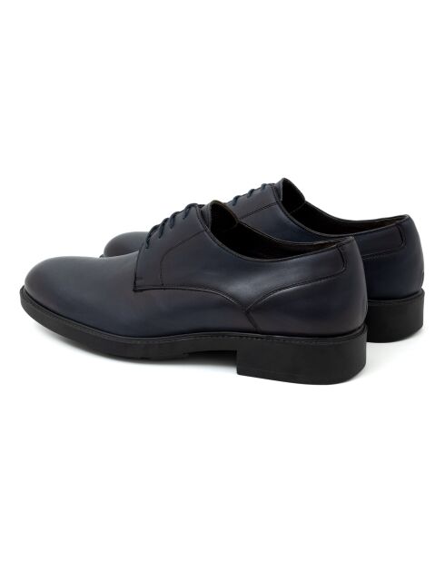 Derbies Cantor en cuir bleu