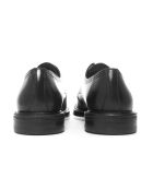 Marenio Derbys aus schwarzem Leder