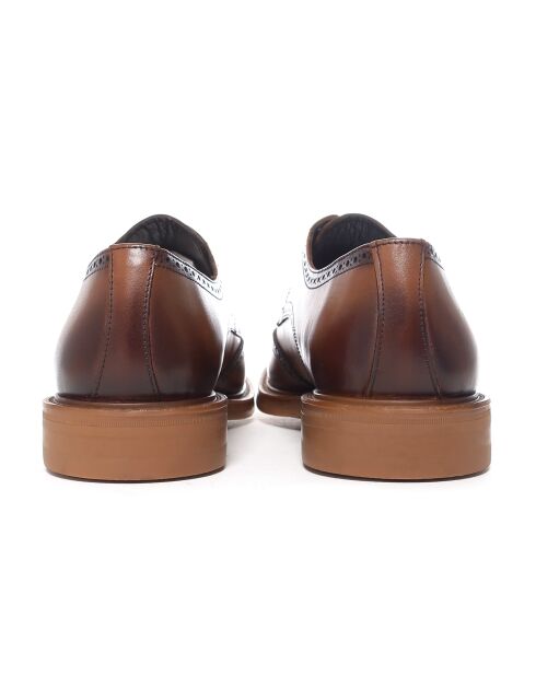 Derbies Marenio en cuir marron