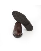 Oxford de piel marrón Misane