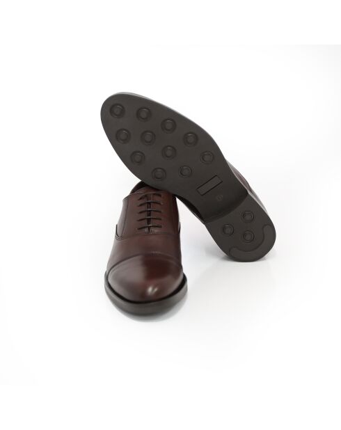 Oxford de piel marrón Misane