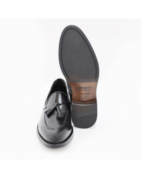 Mocassins Kuror en cuir noirs