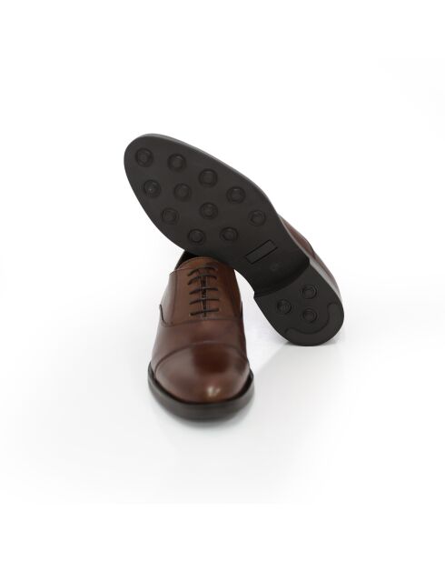 Oxford de piel marrón Misane