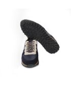 Zapatillas Londor de piel azul marino