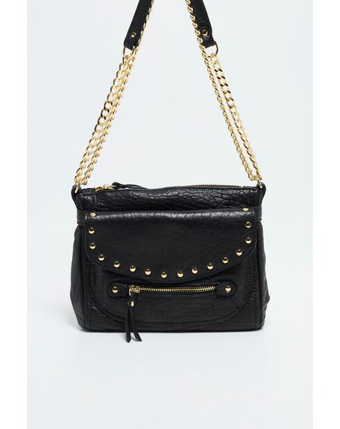 Bandolera negra Yasmine - 25x20x5 cm