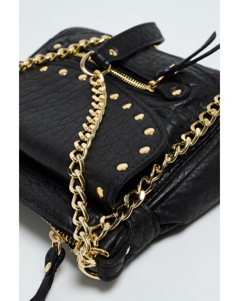 Bandolera negra Yasmine - 25x20x5 cm