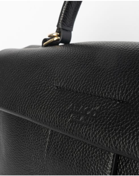 Black Nix leren handtas - 30x22x8 cm