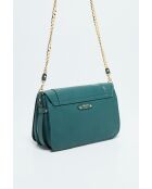 Bolso de hombro de piel Green Seren - 23,5x10x16 cm