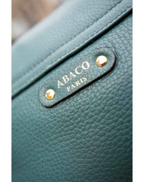 Bolso de hombro de piel Green Seren - 23,5x10x16 cm