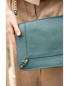 Bolso de hombro de piel Green Seren - 23,5x10x16 cm