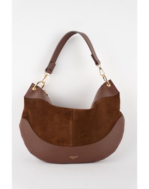 Kael Moka Schultertasche aus Samt - 28x44x2 cm