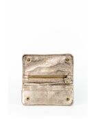 Portefeuille en Cuir nina bronze brillant - 19x10,5x1 cm