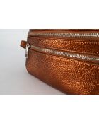 Tena heuptasje van metallic brons leer - 31x14x4,5 cm