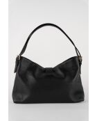 Ellad Schultertasche aus schwarzem Leder - 25x29x9 cm