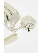 Marsupio in pelle Tena dorata - 31x14x4,5 cm