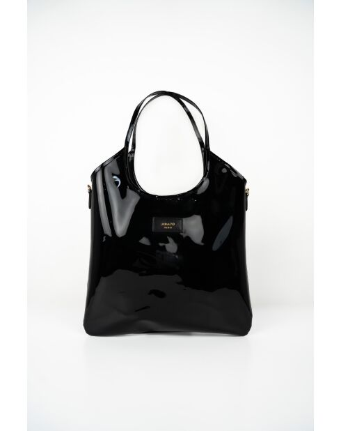 Sac porte épaule en Cuir neven noir - 32x30x1 cm