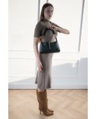 Jim Black Schultertasche aus Leder - 26x17x7 cm