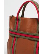 Sac à dos  en Cuir Gao Dollaro Camel - 37,5x9x37 cm