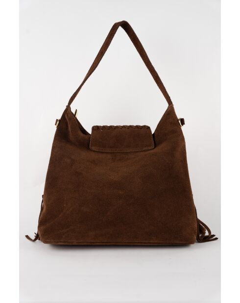 Vega Moka Schultertasche aus Samt - 26x33x11 cm