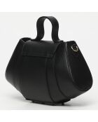 Bolso de piel Lara negro - 20x28x8 cm
