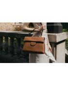 Nix Handtasche aus Kamelleder - 30x22x8 cm