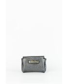 Friend zilveren leren portemonnee - 20x12x3 cm