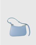 Juna hemelsblauwe leren schoudertas - 26x16x6 cm