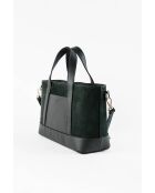 Belly Green Handtasche aus Samtleder - 35x21x12 cm