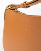 Juna Schultertasche aus Kamelleder - 26x16x6 cm