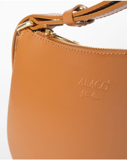 Juna Schultertasche aus Kamelleder - 26x16x6 cm