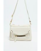 Sac bandoulière en Cuir Giulia vert - 22,5x16x3,5 cm