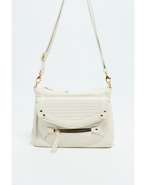 Bolso de hombro Giulia de piel verde - 22,5x16x3,5 cm