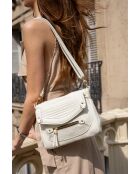 Sac bandoulière en Cuir Giulia vert - 22,5x16x3,5 cm