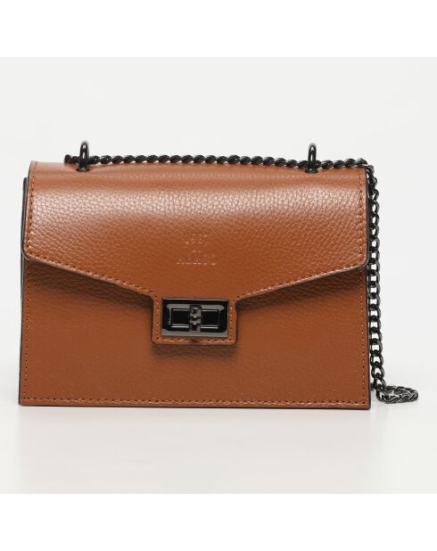 Maegan Schultertasche aus Kamelleder - 20,5x14x7 cm