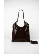 Sac porte épaule en Cuir neven marron - 32x30x1 cm