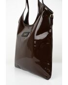 Sac porte épaule en Cuir neven marron - 32x30x1 cm