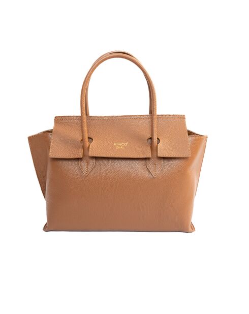 Irena Schultertasche aus Kamelleder - 40x25x9 cm