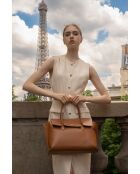 Irena Schultertasche aus Kamelleder - 40x25x9 cm