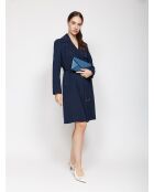 Jordi Chambray Brieftasche Trio aus dunklem Leder