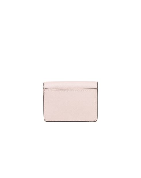 Portafoglio in pelle Carson Blush Powder-10.8x8.3x3.2 cm
