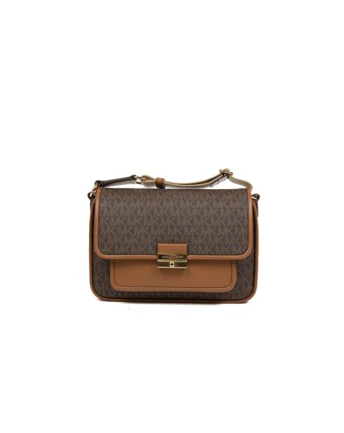 Bradshaw middelgrote bruine schoudertas-24x16x8 cm