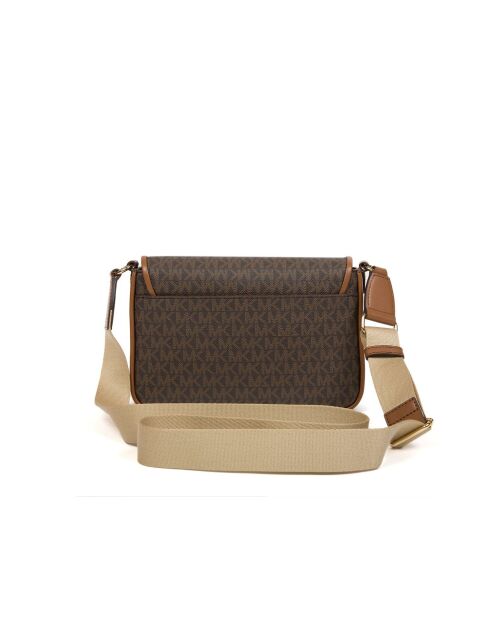 Bradshaw middelgrote bruine schoudertas-24x16x8 cm