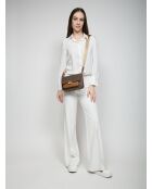 Bradshaw middelgrote bruine schoudertas-24x16x8 cm