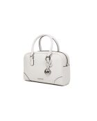 Thompson Mittelgroße Lederhandtasche Optical White-27,9 x 18,4 x 8,9 cm