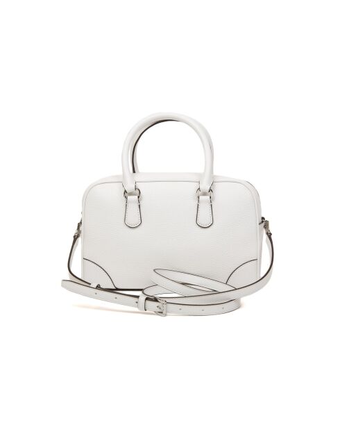 Thompson Mittelgroße Lederhandtasche Optical White-27,9 x 18,4 x 8,9 cm